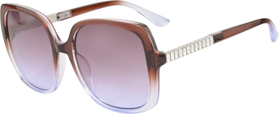 Guess Purple Resin Sunglasses Divers