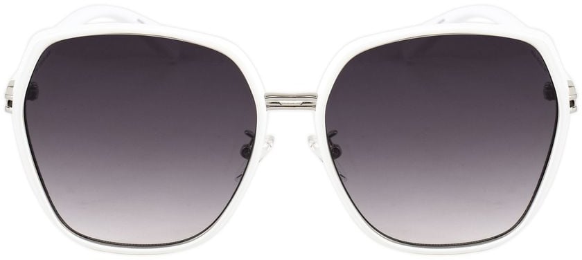 Guess White Metal Sunglasses Wit