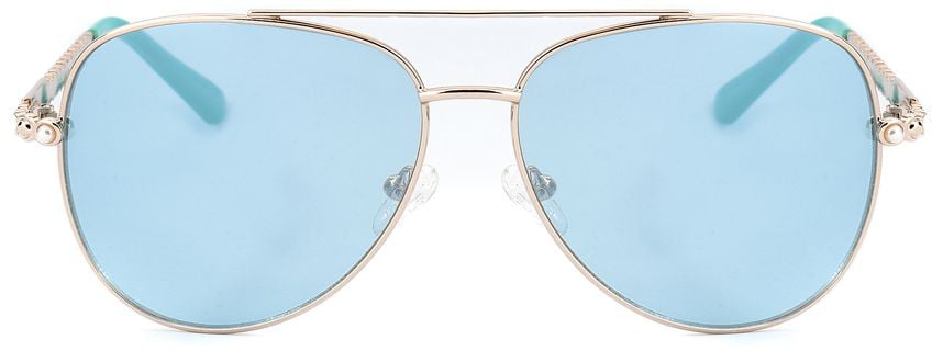 Guess Gold Metal Sunglasses Goud