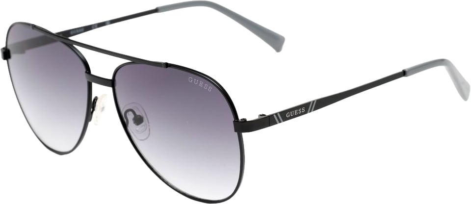 Guess Black Metal Sunglasses Zwart