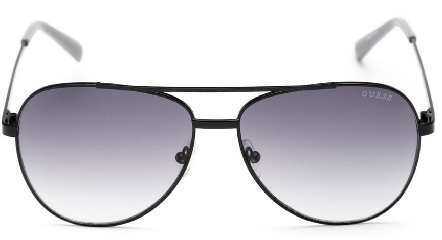Guess Black Metal Sunglasses Zwart