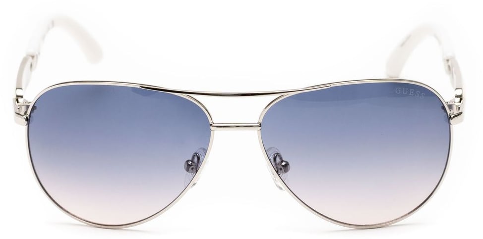 Guess Gray Metal Sunglasses Grijs