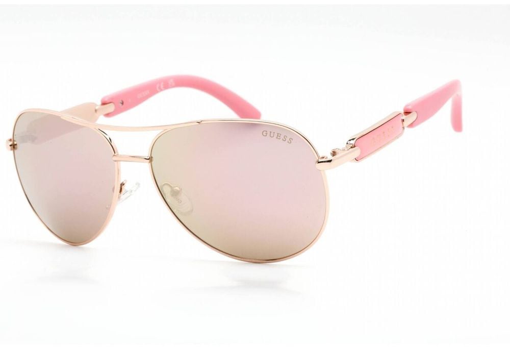 Guess Gray Metal Sunglasses Grijs