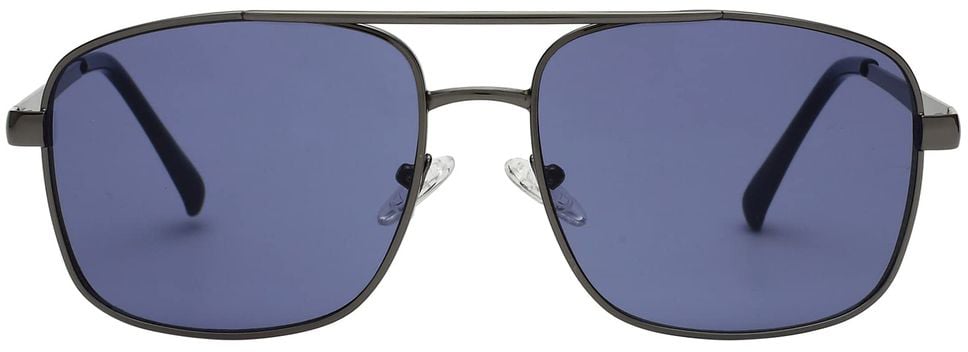 Guess Black Metal Sunglasses Zwart