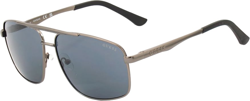 Guess Gray Metal Sunglasses Grijs