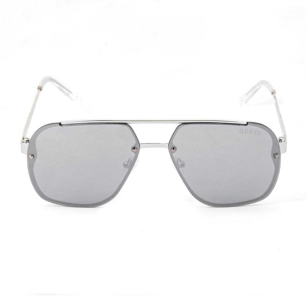 Guess Gray Metal Sunglasses Grijs