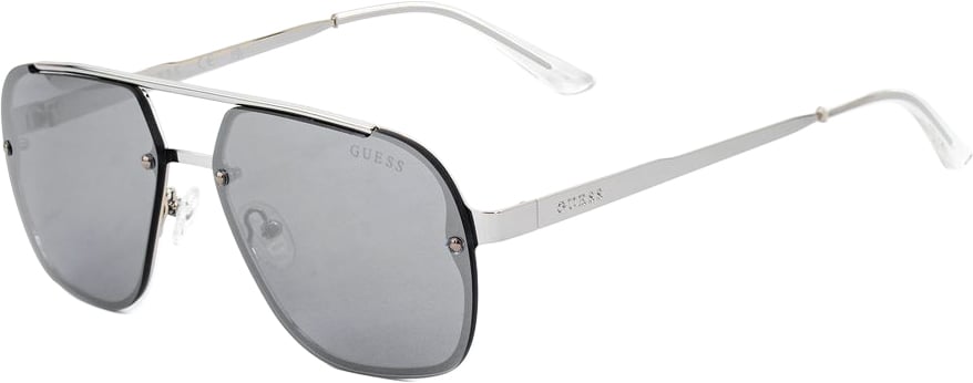 Guess Gray Metal Sunglasses Grijs