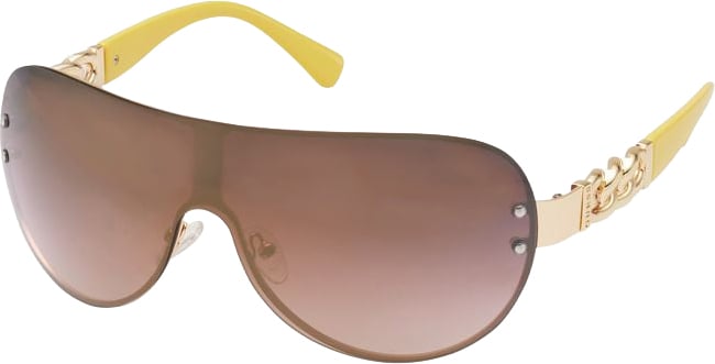 Guess Gold Metal Sunglasses Goud