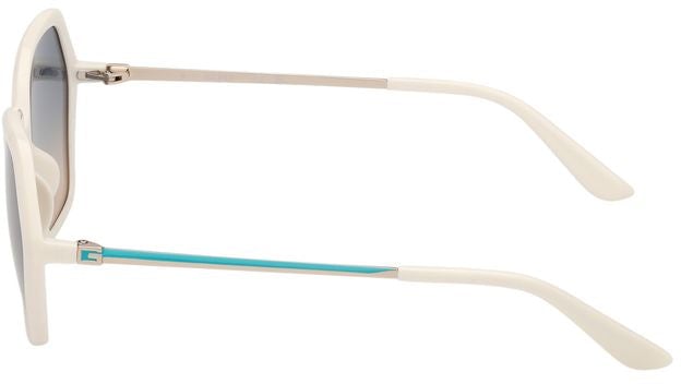 Guess White Resin Sunglasses Wit