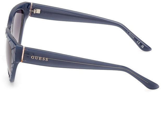 Guess Blue Resin Sunglasses Blauw