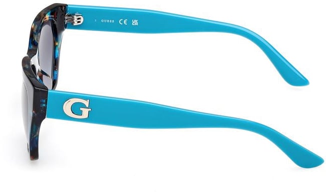 Guess Blue Acetate Sunglasses Blauw