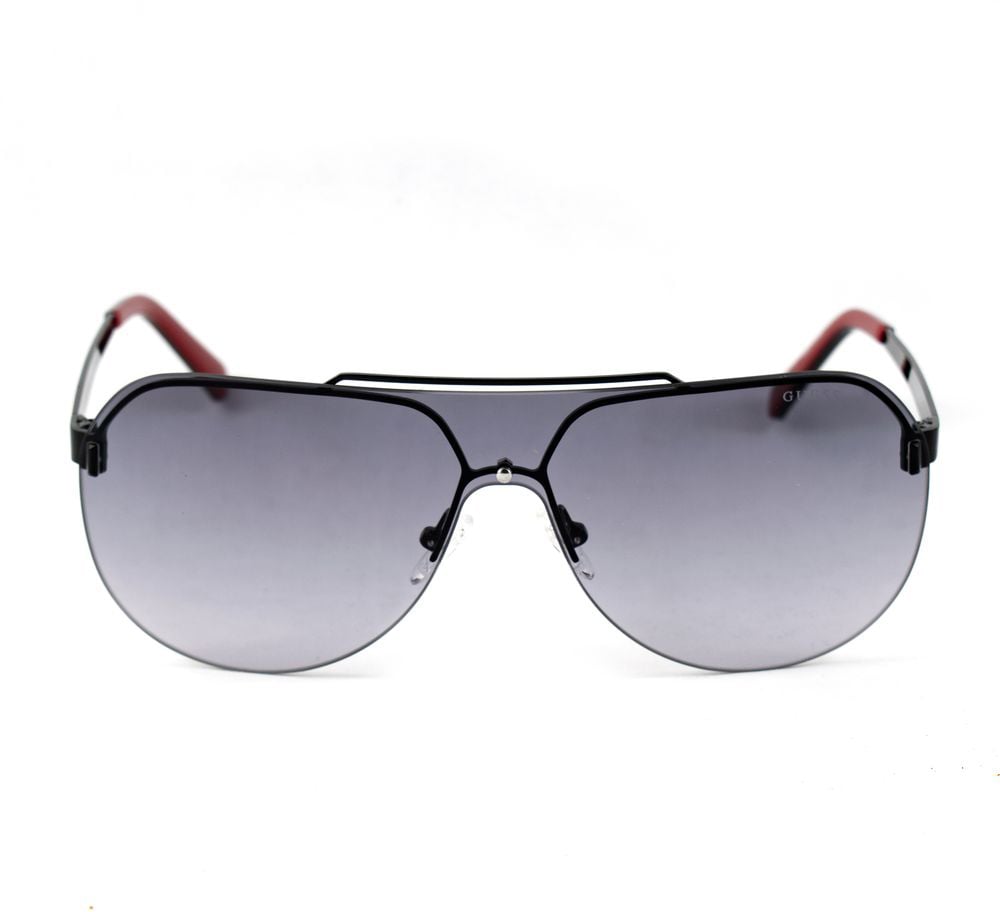Guess Black Metal Sunglasses Zwart