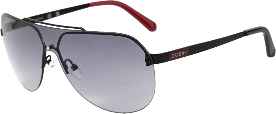 Guess Black Metal Sunglasses Zwart