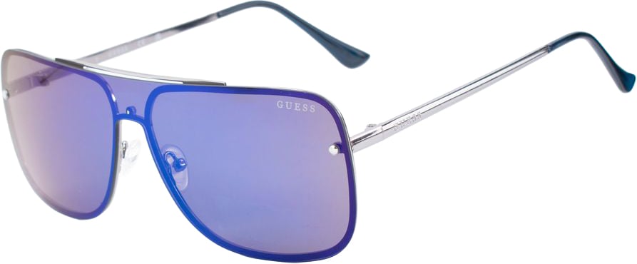 Guess Gray Metal Sunglasses Grijs