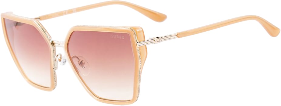 Guess Beige Resin Sunglasses Beige