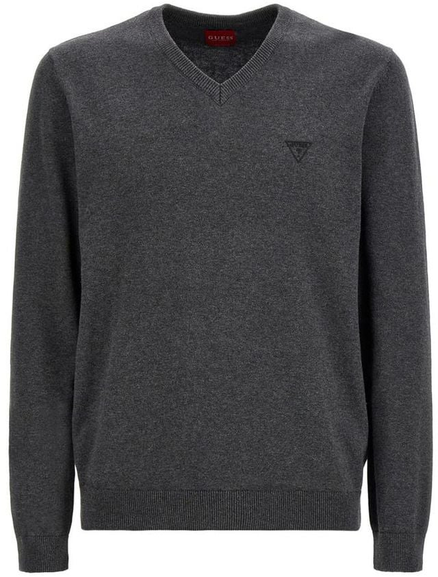Guess Guess Gray Cotton Sweatshirt Grijs