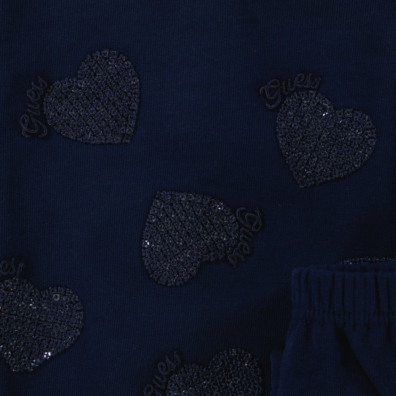 Guess Guess Baby Meisjes Jurk In Navy Blauw