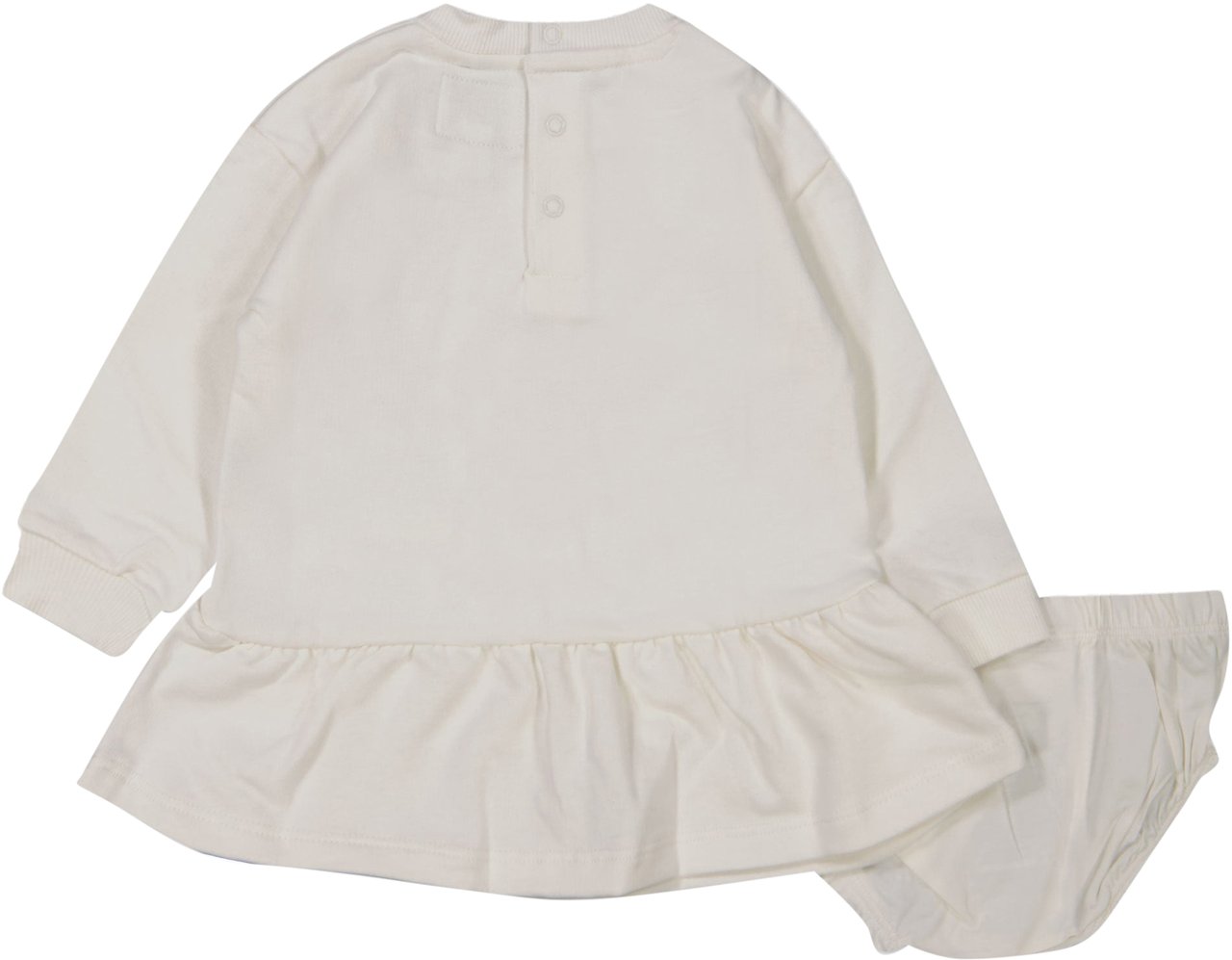 Guess Guess Baby Meisjes Jurk In Off White Wit