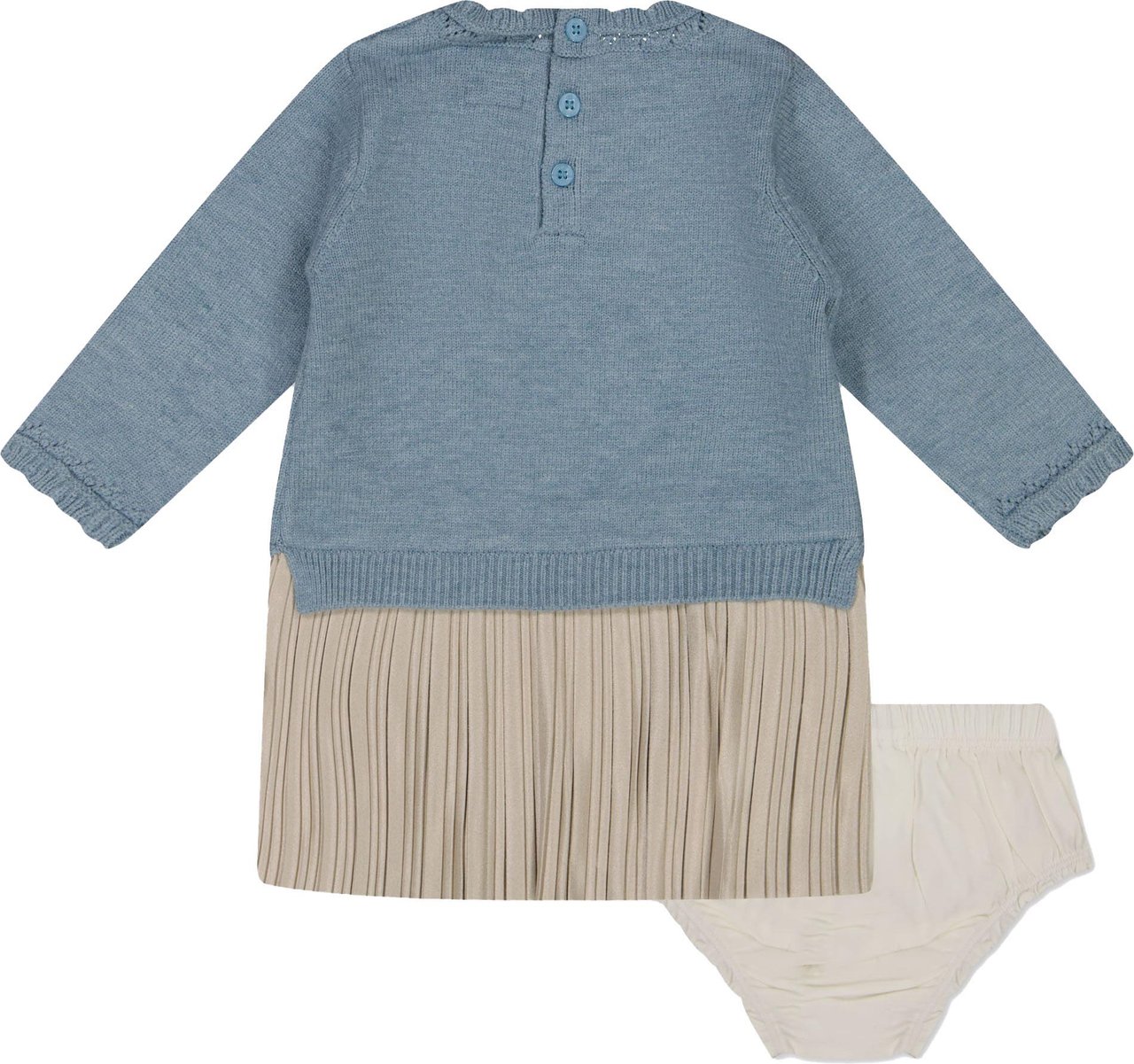 Guess Guess Baby Meisjes Jurk In Licht Blauw Blauw