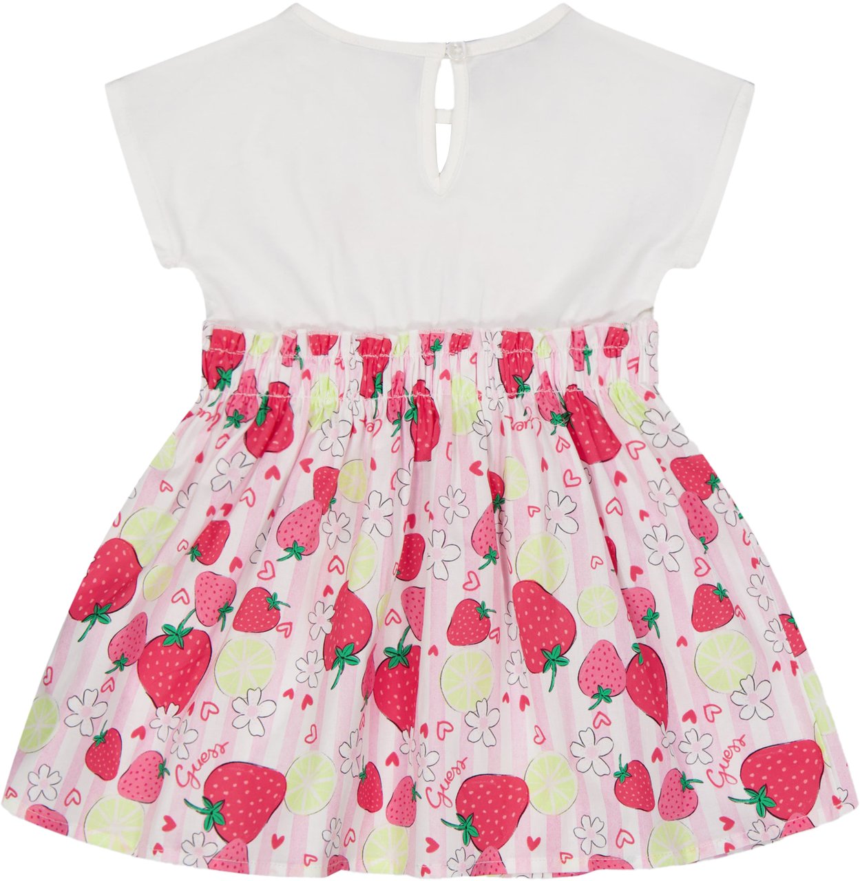 Guess Guess Baby Meisjes Jurk In Roze Roze