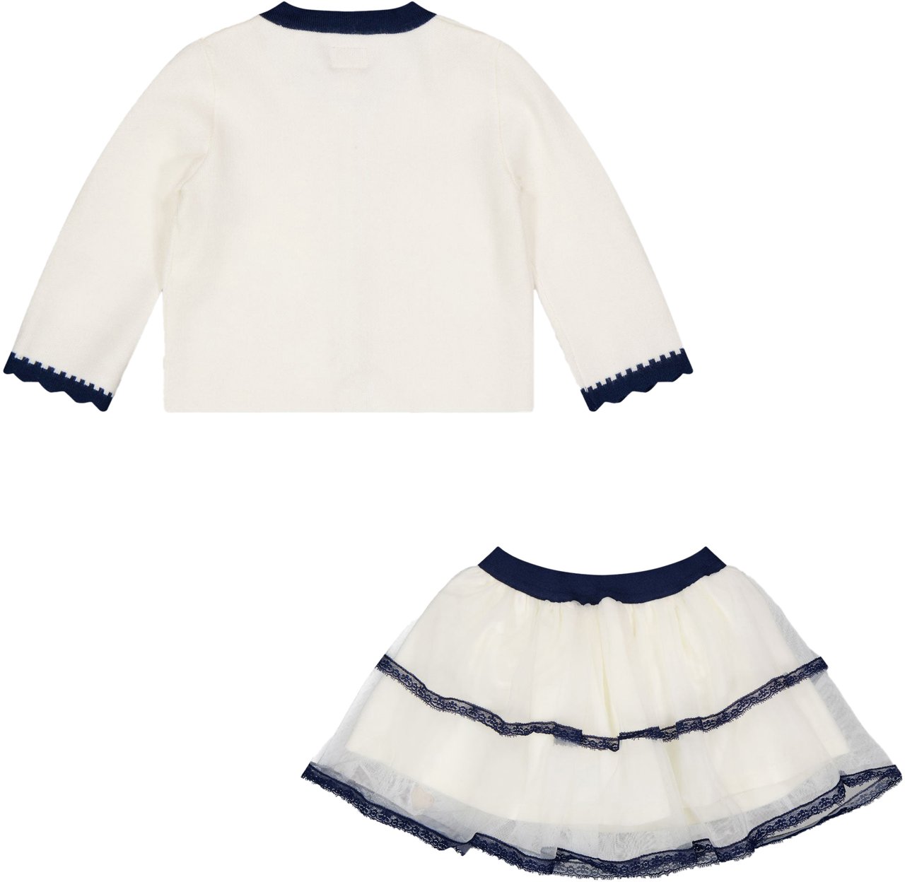 Guess Guess Baby Meisjes Setje In Off White Wit