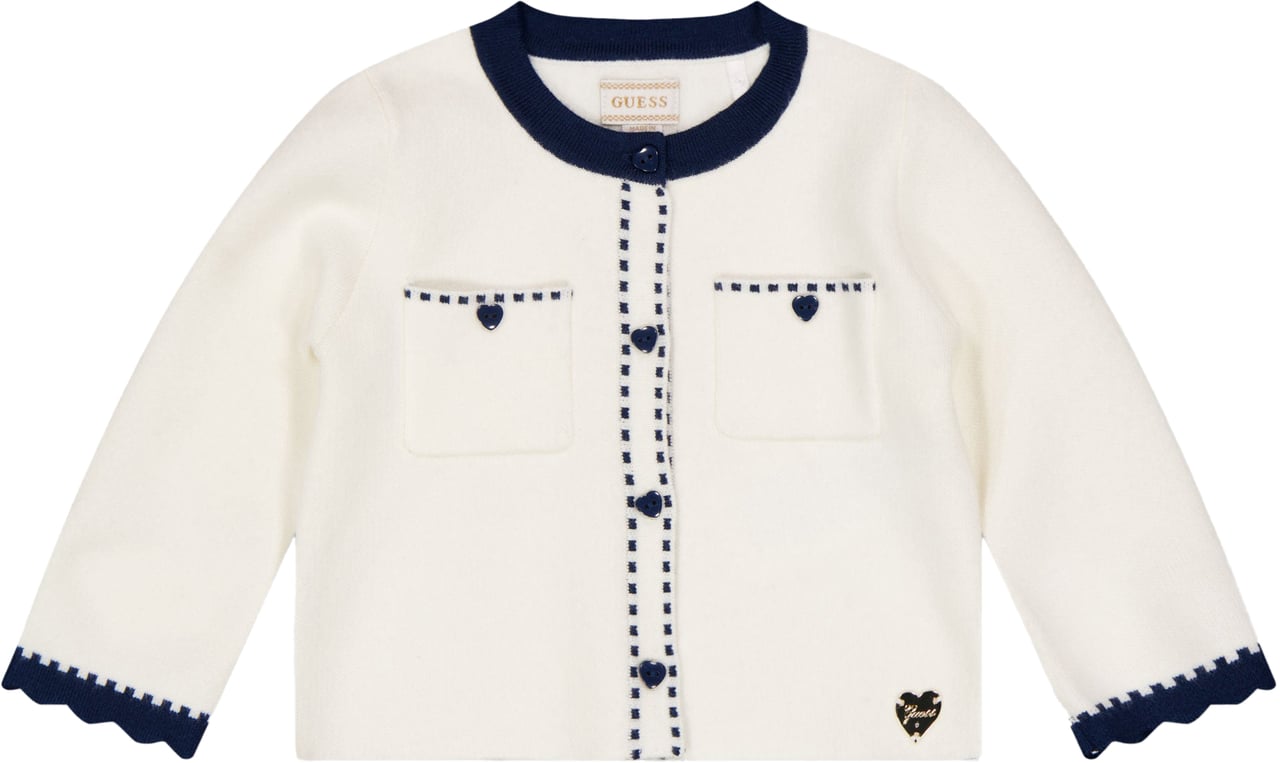 Guess Guess Baby Meisjes Setje In Off White Wit