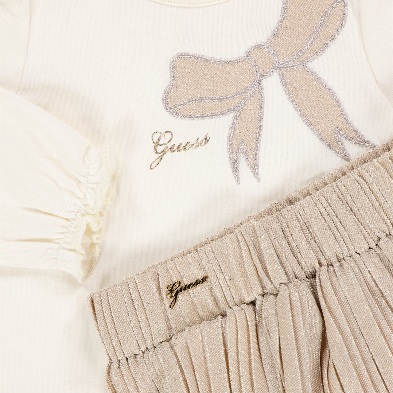 Guess Guess Baby Meisjes Setje In Beige Beige