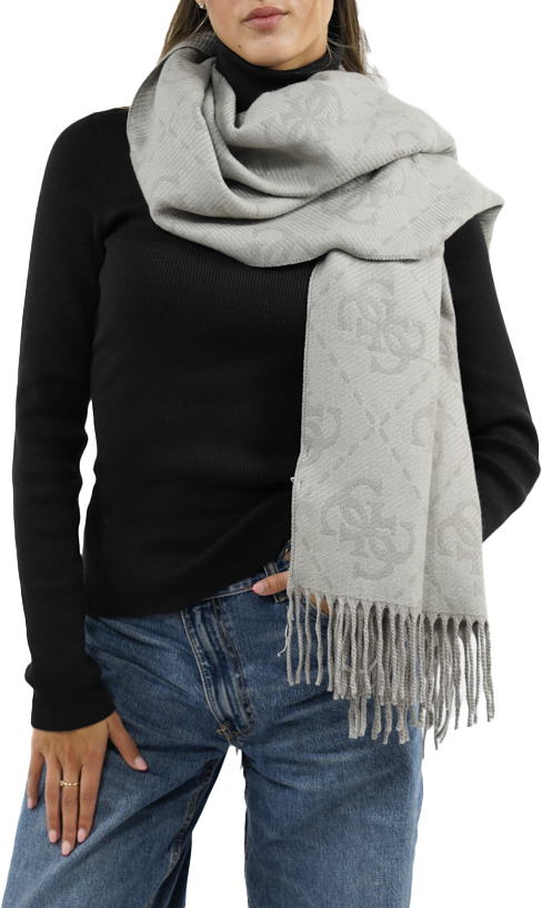 Guess Sjaal 70X190 Grijs