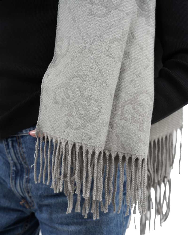 Guess Sjaal 70X190 Grijs