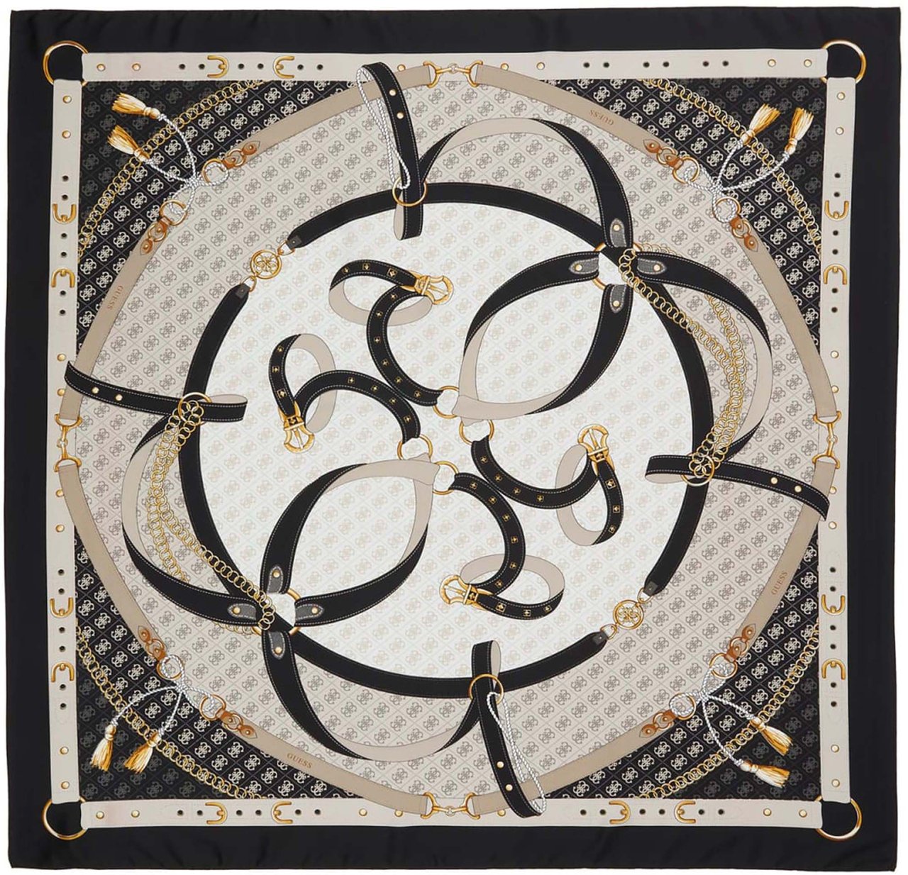Guess Kefiah Sjaal Zwart