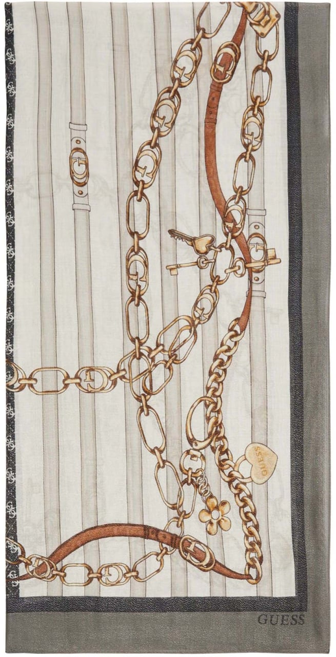 Guess Kefiah Sjaal Zwart