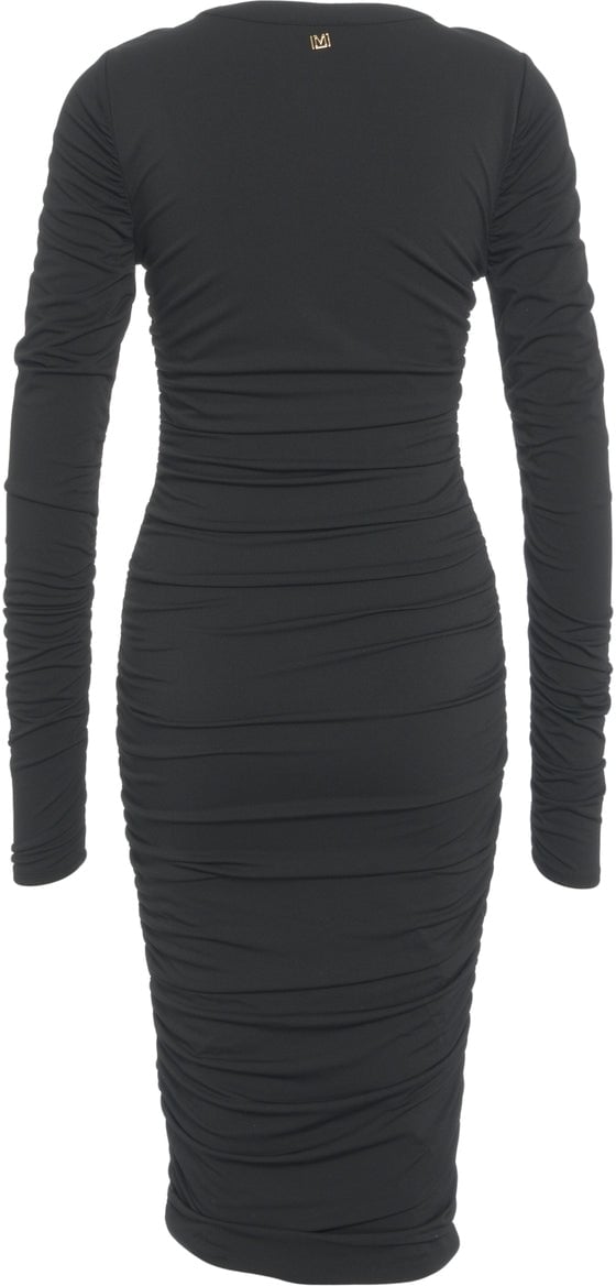 Guess Dress with ruching Zwart