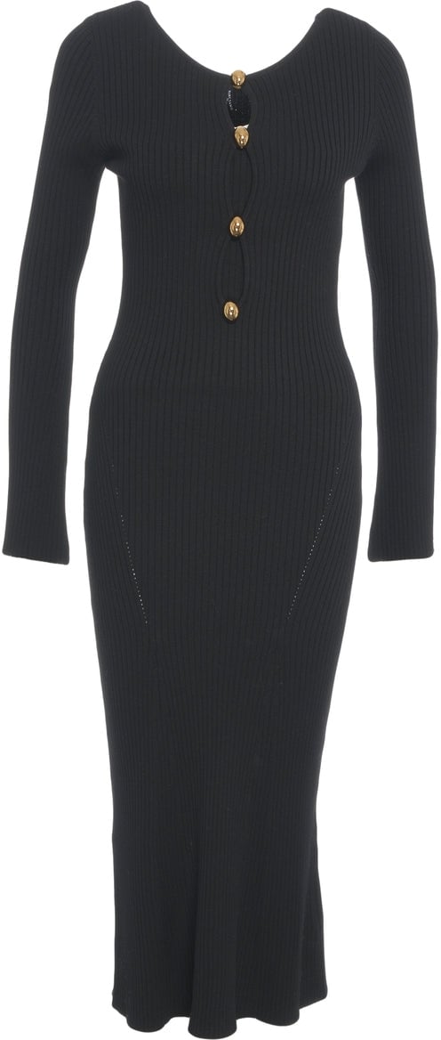 Guess Knit maxi dress Zwart