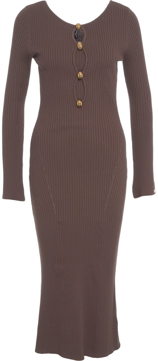 Guess Knit maxi dress Bruin