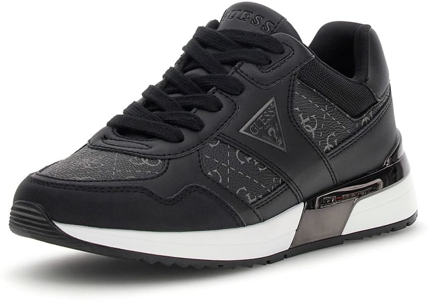 Guess Mickay Sneakers Zwart