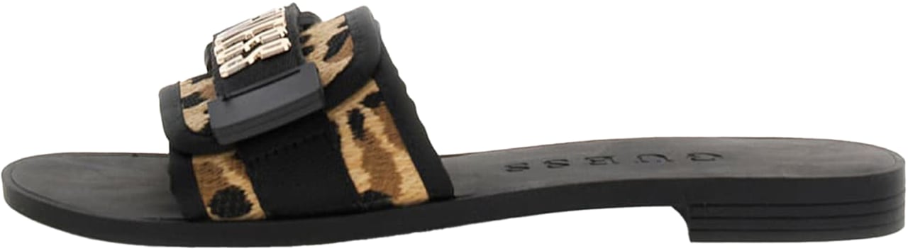 Guess Elyze5 Slippers Zwart