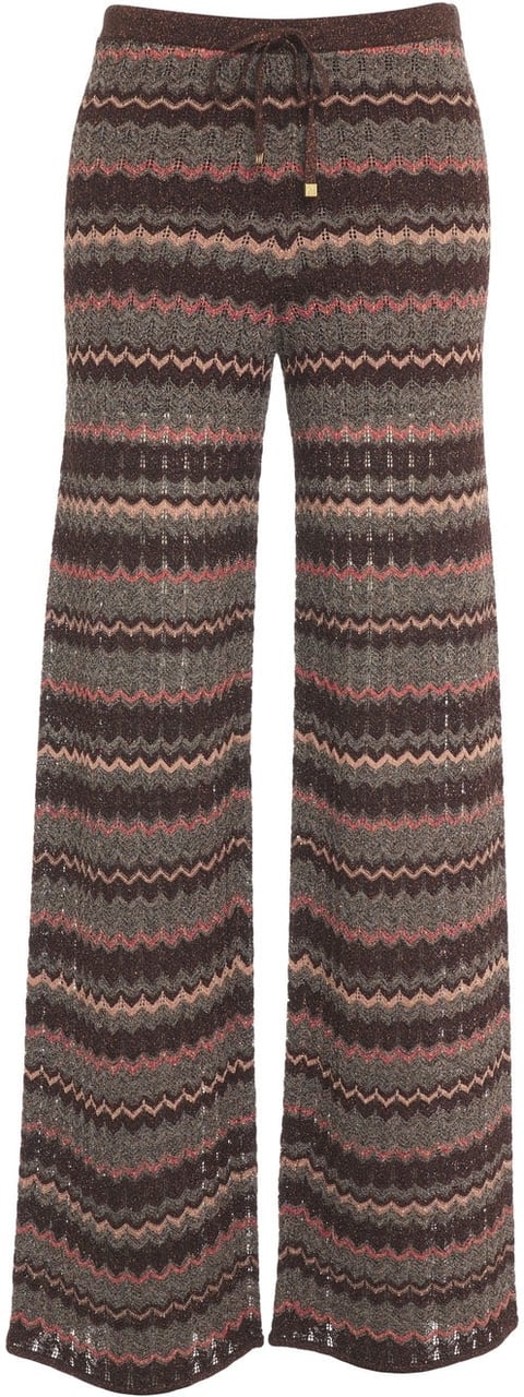 Guess Knit pants with lurex details Bruin