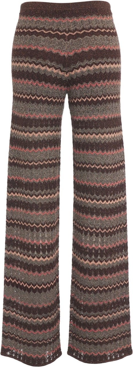 Guess Knit pants with lurex details Bruin