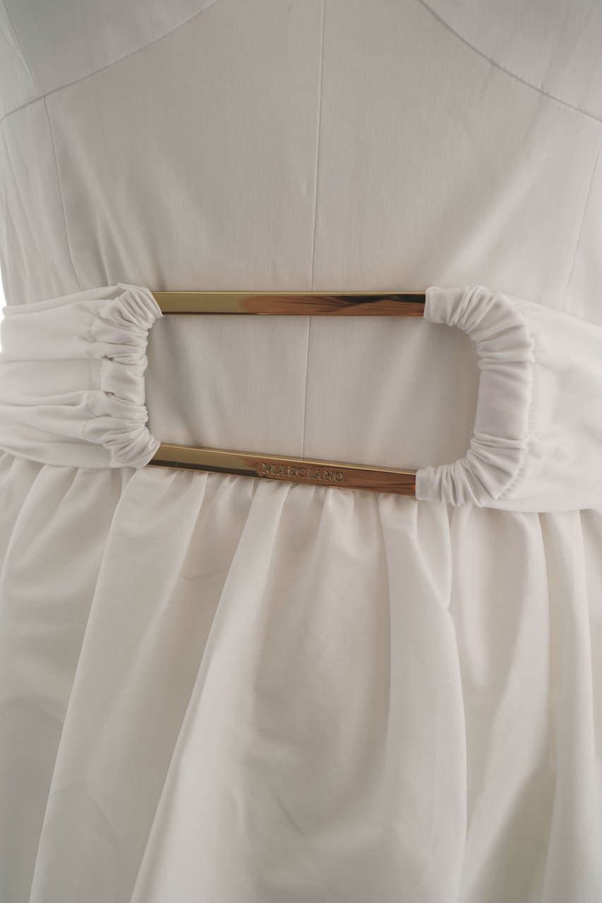 Guess Maxi dress in cotton blend Wit