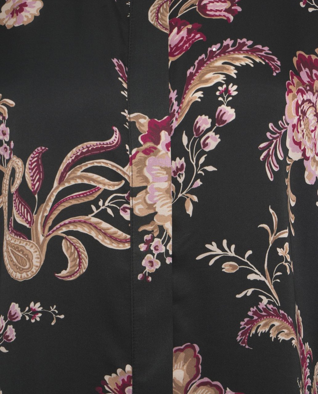 Guess Blouse with monogram Zwart