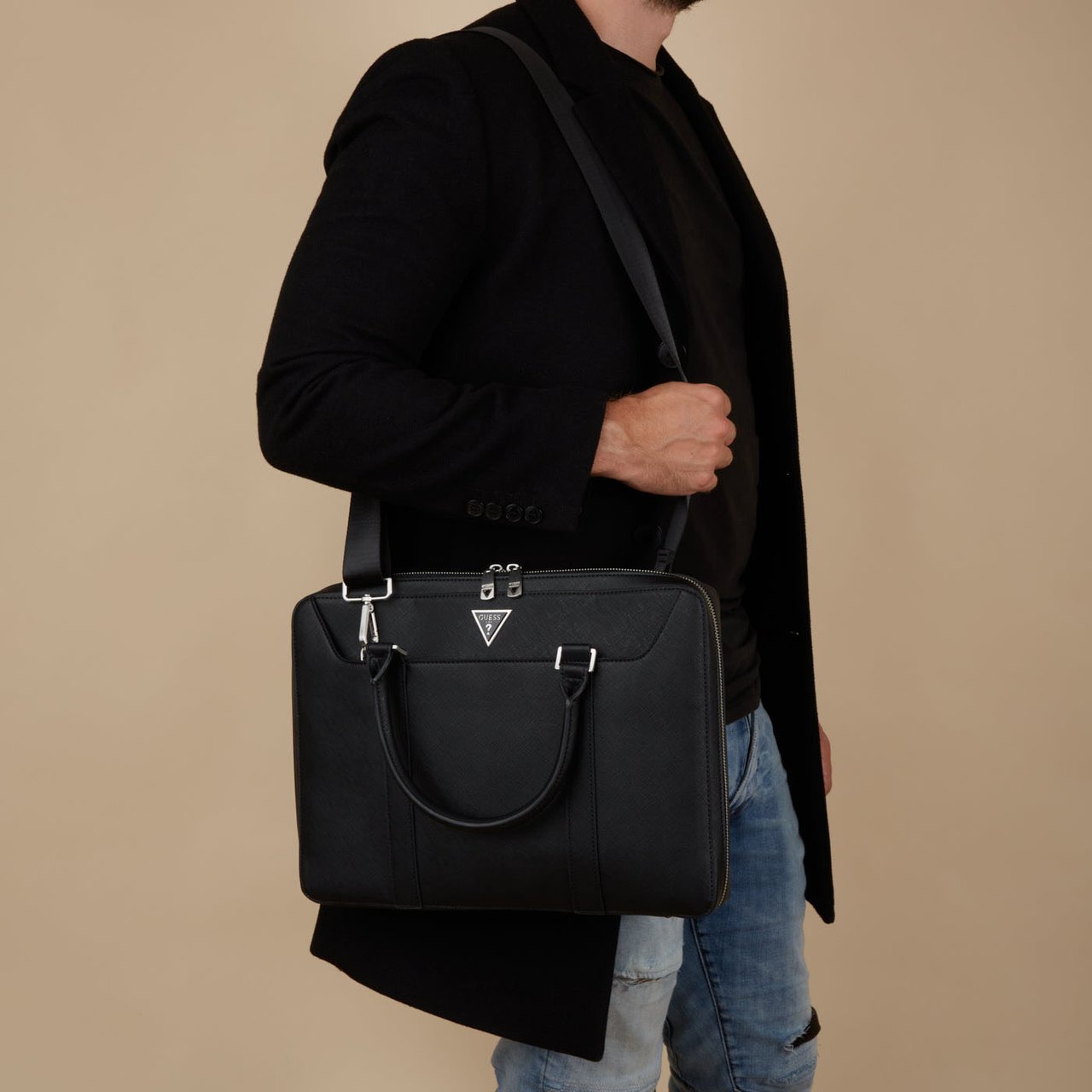 GUESS Stephi - Tas - Zwart Zwart