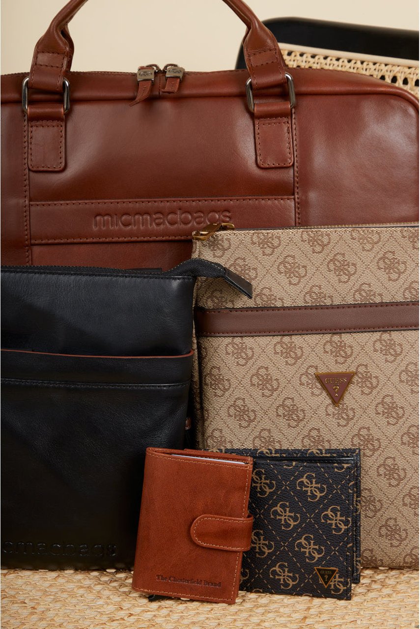 GUESS Vezzola - Tas - Bamboe Bruin
