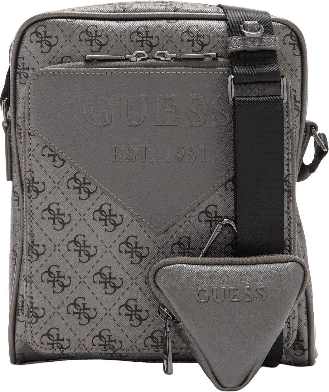 GUESS Milano - Tas - Donkergrijs Grijs