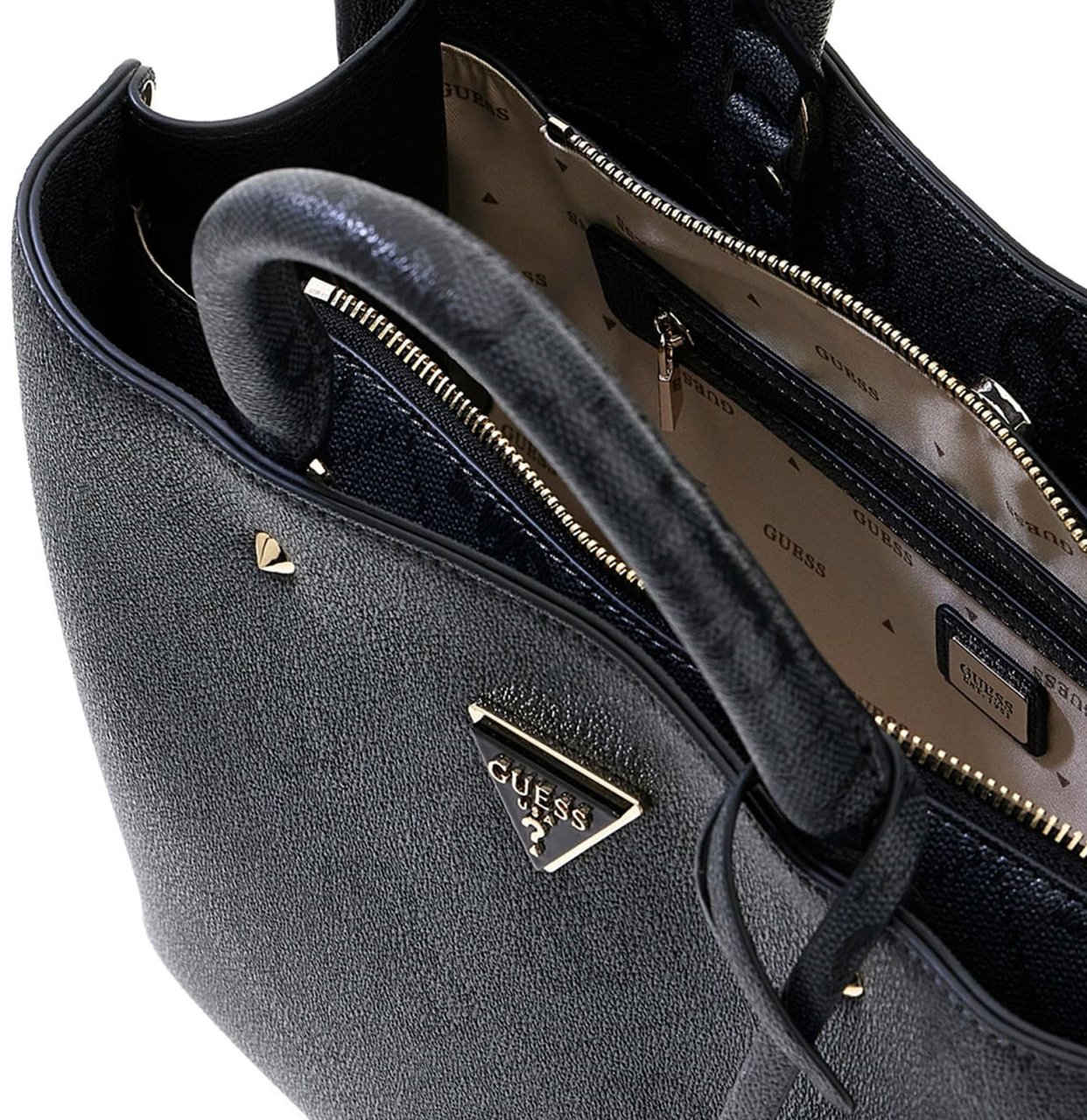 Guess - Tas - Steenkool Zwart