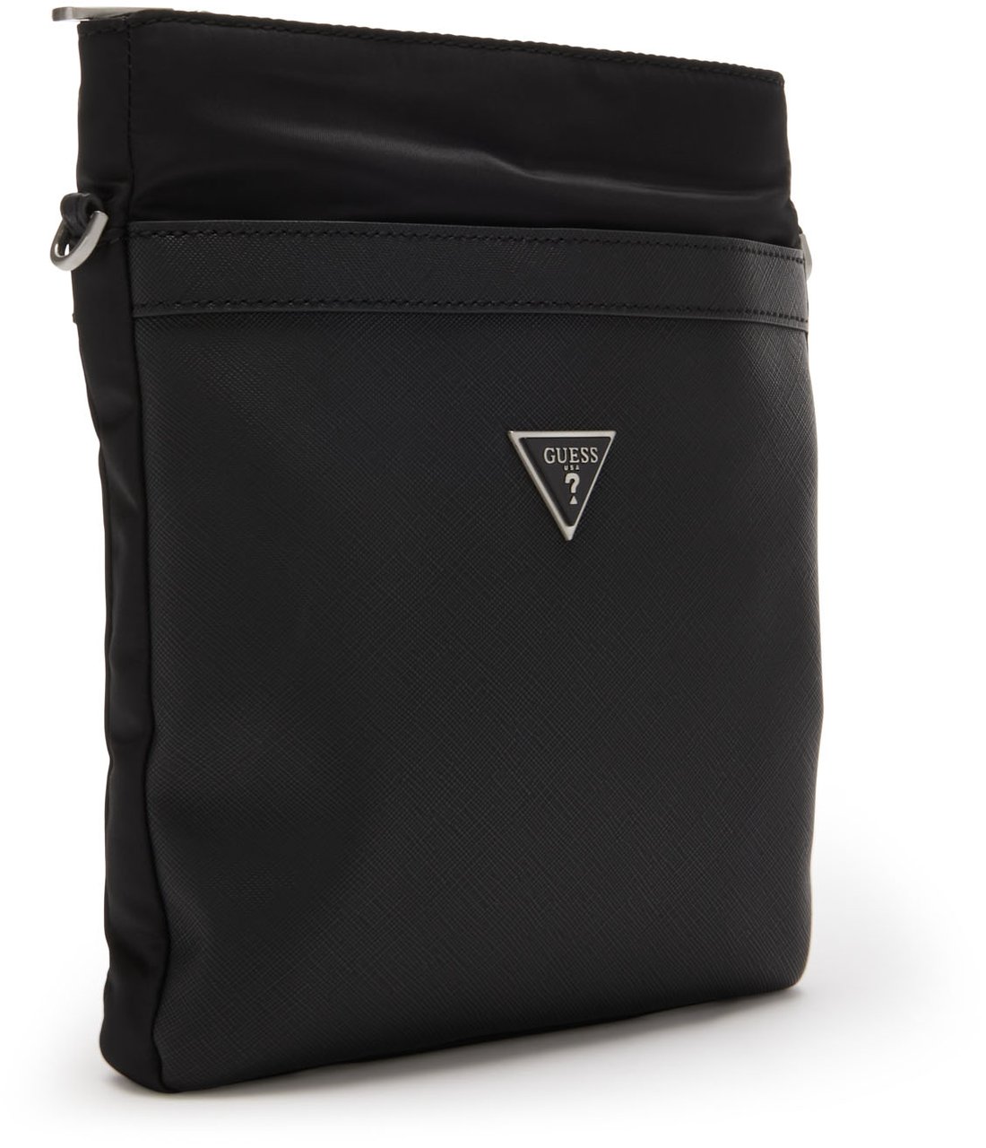 Guess Certosa Kunstleer Crossbody Tas Zwart
