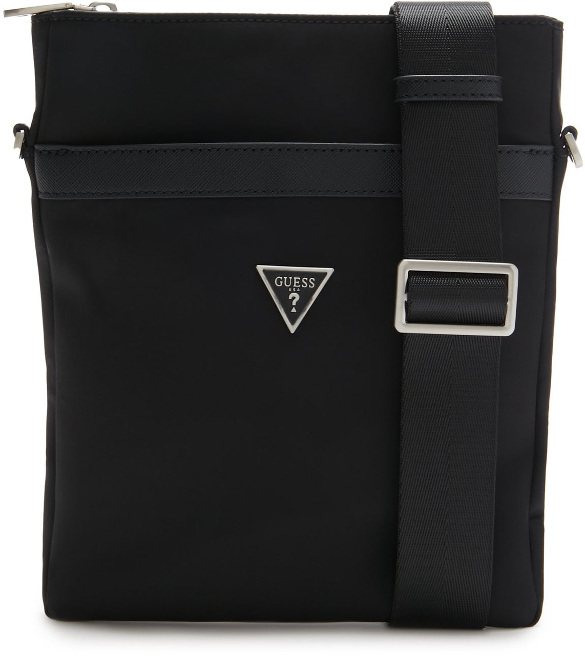 Guess Certosa Kunstleer Crossbody Tas Zwart