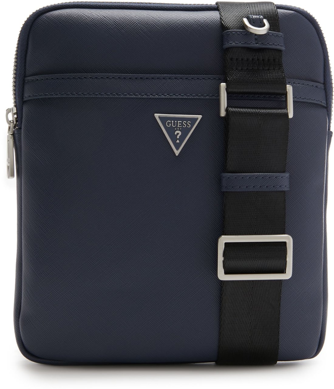 Guess Milano Kunstleer Crossbody Tas Blauw