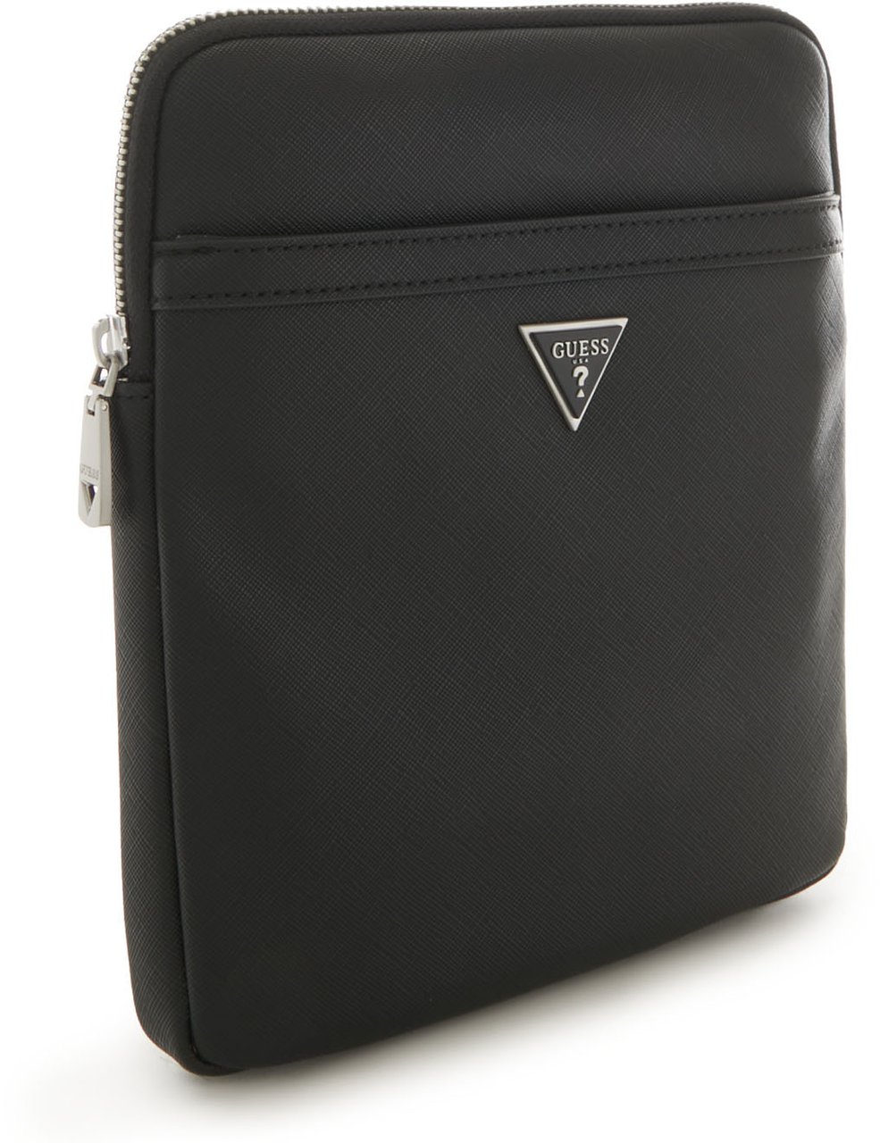 Guess Milano Kunstleer Crossbody Tas Zwart