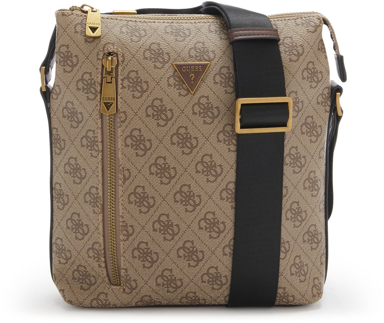Guess Kunstleer Crossbody Tas Beige