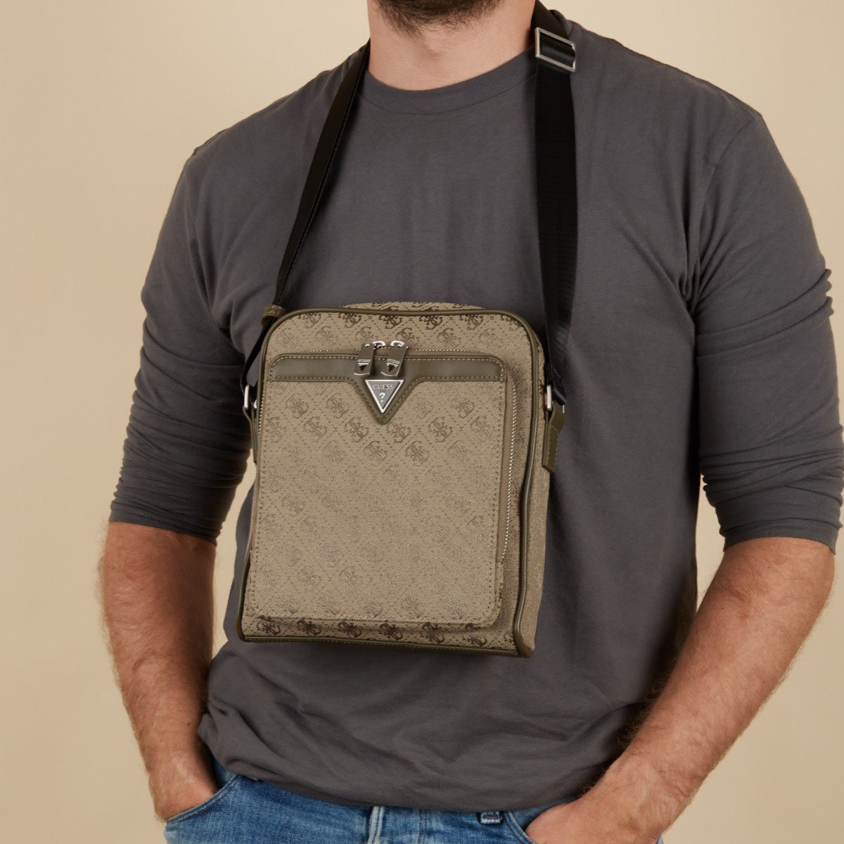Guess Crossbody Tas Groen